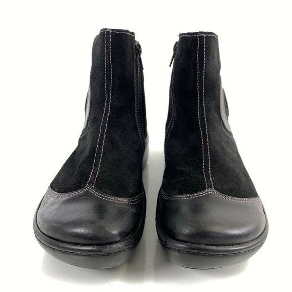 NAOT Comfort Ankle Boot Oyster Black Suede Leather - Picture 3 of 11